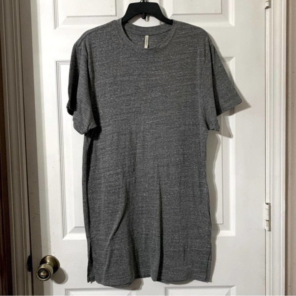 Fear of God Essentials Longline TShirt Size Small Heathered Grey Streetwear